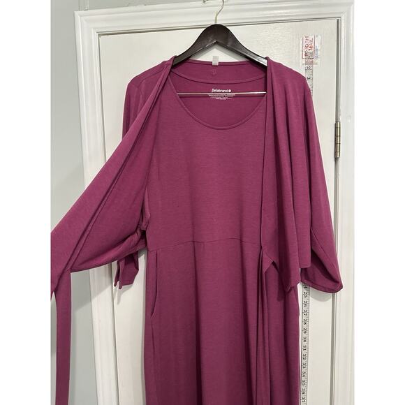Betabrand Dress Wrap Top Stretchy Comfort Maroon Set Lot Plus Size 2x - Picture 5 of 10